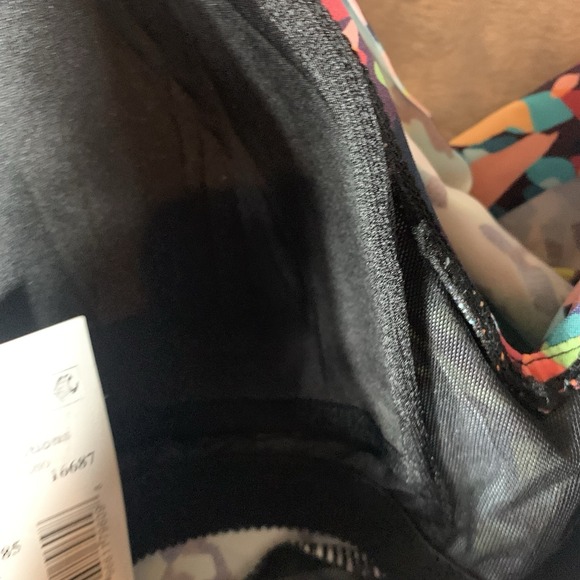 Swim Solutions Women's Swimsuit 10 One Piece Surplice Neck‎ Ruched Animal Tummy - Picture 8 of 9